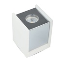 V-TAC LED Aro de yeso cuadrado - Accesorios de Superficie - GU10 - IP20 - Blanco + Cromo-extra-6.webp