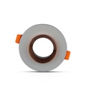 V-TAC LED Aro de yeso / hormigón redondo - Empotrable - GU10 - IP20 - Gris + Oro rosa mate-extra-5.webp