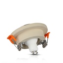 V-TAC LED Aro de yeso / hormigón redondo - Empotrable - GU10 - IP20 - Off White + Matt Rose Gold-extra-6.webp