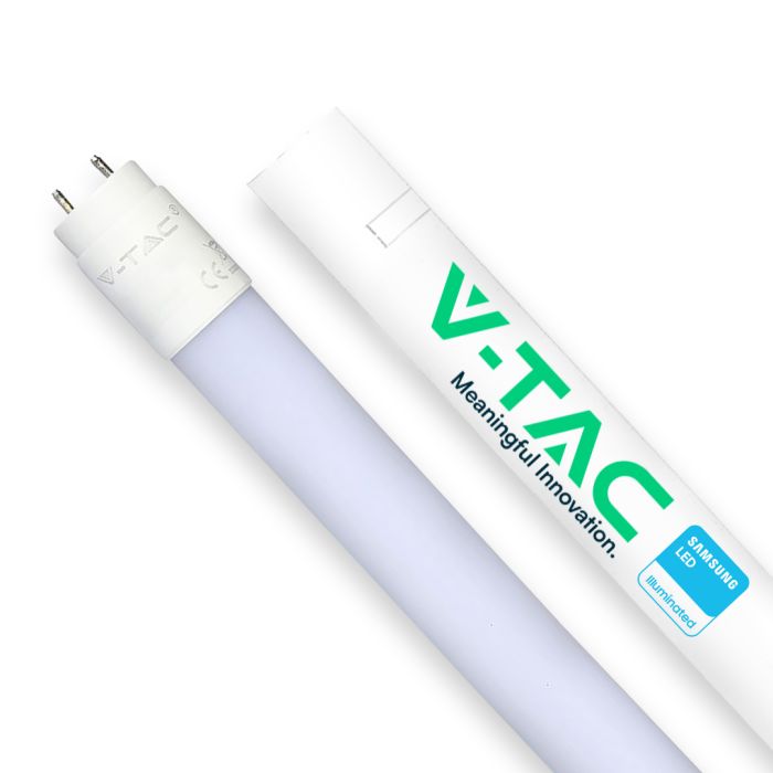 V-TAC LED T8 Tube - Samsung - IP20 - Blanco - 22W - 2000 Lumens - 4000K - 150CM - Pack de 5-extra-1.webp