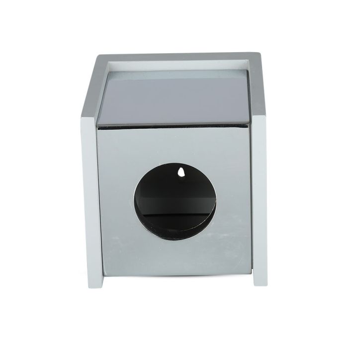 V-TAC Aro de yeso / hormigón cuadrado LED - Accesorios de Superficie - GU10 - IP20 - Gris + Cromo-extra-8.webp