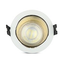 V-TAC LED Aro redondo - Empotrable - GU10 - IP20 - Blanco + Dorado-extra-6.webp