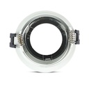 V-TAC LED Aro redondo - Empotrable - GU10 - IP20 - Blanco + Cromo-extra-8.webp