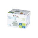 V-TAC Aro cuadrado LED - Empotrable - GU10 - IP20 - Blanco + Cromo-extra-9.webp