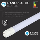 V-TAC LED T8 Tube - Samsung - IP20 - Blanco - 22W - 2000 Lumens - 4000K - 150CM - Pack de 5-extra-5.webp
