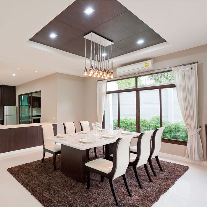 V-TAC Aro cuadrado LED - Empotrable - GU10 - IP20 - Blanco + Blanco-extra-1.webp