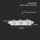 Foco LED V-TAC - Empotrable - GU10 - IP20 - Blanco-extra-2.webp