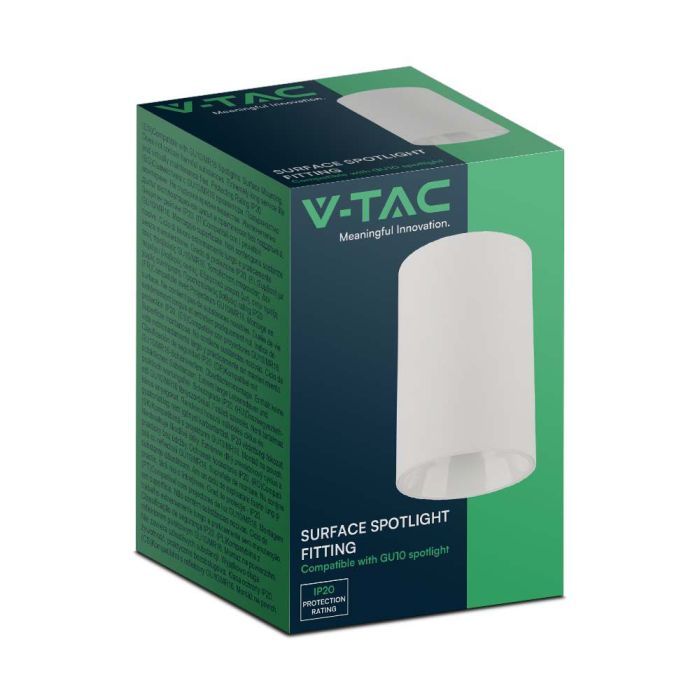V-TAC LED Dicroica - Accesorios de superficie - GU10 - IP20 - Blanco-extra-4.webp