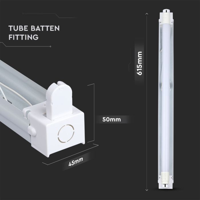 Tubo LED V-TAC - Instalación simple - IP20 - 60CM-extra-2.webp