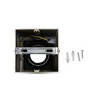 V-TAC LED Aro cuadrado- Accesorios de superficie - GU10 - IP20 - Satin Nikcle-extra-4.webp