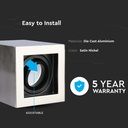 V-TAC LED Aro cuadrado- Accesorios de superficie - GU10 - IP20 - Satin Nikcle-extra-7.webp