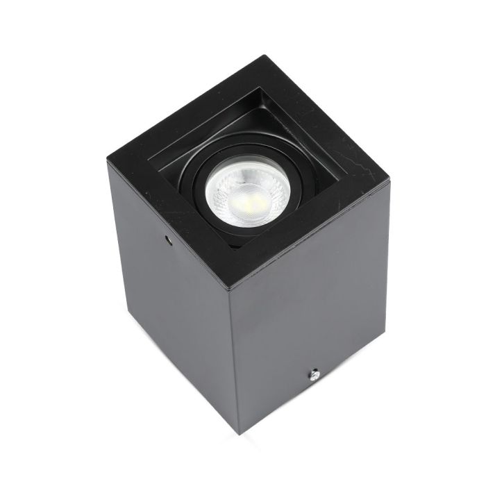 V-TAC LED Aro cuadrado - Accesorios de superficie - GU10 - IP20 - Negro-extra-3.webp