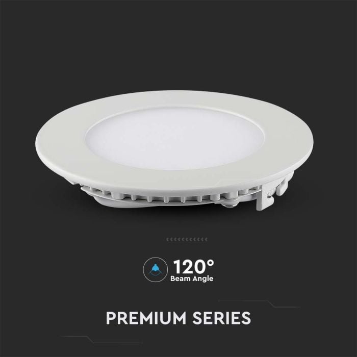 Mini panel LED redondo V-TAC - Serie Premium - IP20 - Blanco - 18W - 1400 Lúmenes - 4000K - Pack de 2-extra-5.webp