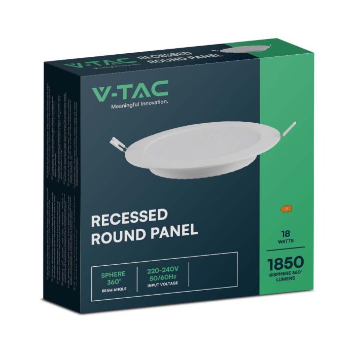V-TAC LED Mini Panel - Retroiluminado Empotrado - IP20 - Blanco - 18W - 1980 Lúmenes - 4000K-extra-6.webp