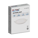 Mini panel LED redondo V-TAC - Serie Premium - IP20 - Blanco - 12W - 1160 Lúmenes - 6400K-extra-3.webp