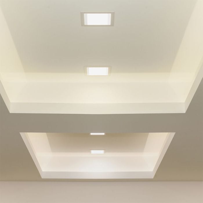 Mini panel LED cuadrado V-TAC - Serie Premium - IP20 - Blanco - 12W - 1160 Lúmenes - 6400K-extra-2.webp