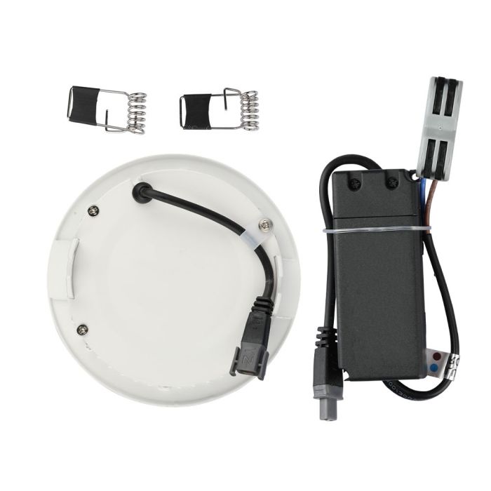 Mini panel LED redondo V-TAC - Samsung - Serie Premium - IP20 - Blanco - 24W - 2000 Lúmenes - 3000K-extra-4.webp