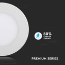 Mini panel LED redondo V-TAC - Serie Premium - IP20 - Blanco - 24W - 2000 Lúmenes - 3000K-extra-7.webp