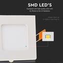 V-TAC LED Mini Panel Cuadrado - Serie Premium - IP20 - Blanco - 3W - 210 Lúmenes - 3000K-extra-1.webp