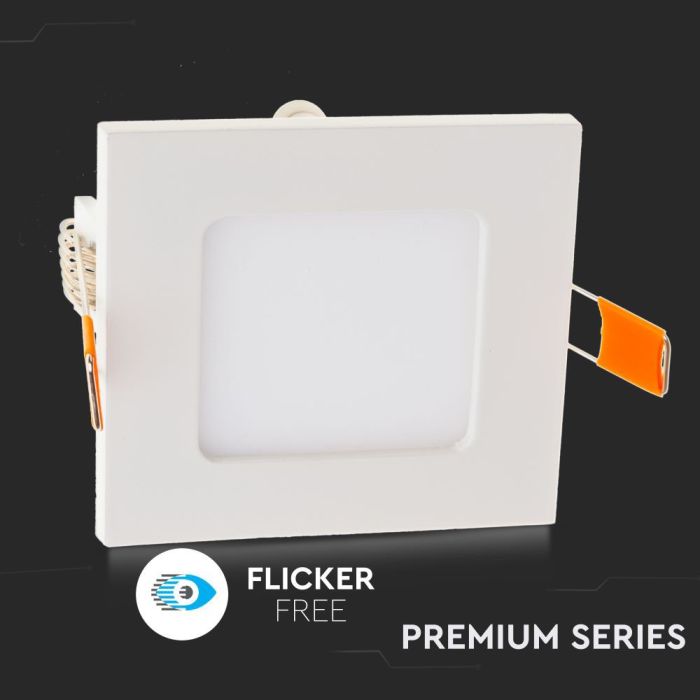 Mini panel LED cuadrado V-TAC - Serie Premium - IP20 - Blanco - 18W - 1500 Lúmenes - 3000K-extra-6.webp