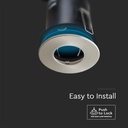 Lámpara empotrada LED - Push and Lock - Accesorios para embellecedor de latas - IP20 - Níquel satinado - Pack de 5-extra-2.webp