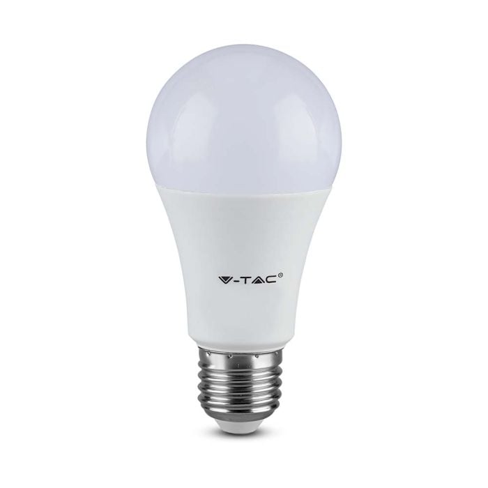 Bombilla LED V-TAC GLS - Soporte E27 - IP20 - Blanca - 8.5W - 806 Lumens - 6500K - Pack de 10-extra-1.webp