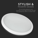 Plafón redondo LED - Samsung - Delgado -270mm - IP65 Impermeable - Blanco - 12W - 1440 Lúmenes - 4000K-extra-1.webp