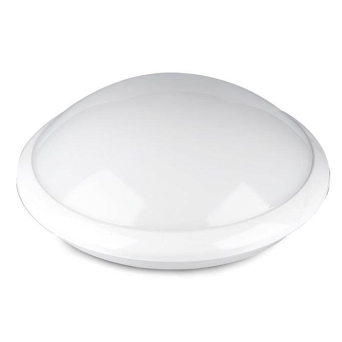 Luz de Cúpula Redonda LED V-TAC - Sensor Microondas - IP44 - Blanco - 296mm-extra-3.webp