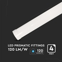 Regleta Prismática LED - Samsung - 120lm/w - IP20 - Blanca - 40W - 4800 Lúmenes - 6500K - 120CM - Pack de 2-extra-4.webp