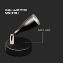 Aplique LED V-TAC - Interruptor - IP20 - Negro - 4.5W - 420 Lumens - 3000K-extra-7.webp