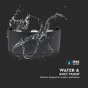 Aplique LED Semi Ovalado V-TAC - Bridgelux - Negro - IP65 Estanco - 5W - 630 Lumens - 3000K-extra-8.webp