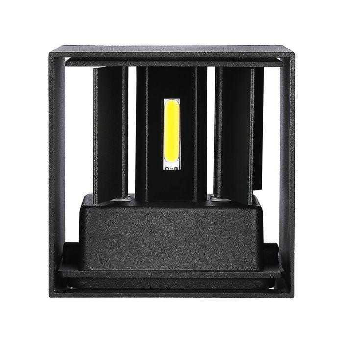 V-TAC LED Aplique Cuadrado - Bridgelux - IP65 Impermeable - Negro - 11W - 1360 Lumens - 3000K-extra-3.webp