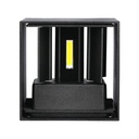 V-TAC LED Aplique Cuadrado - Bridgelux - IP65 Impermeable - Negro - 11W - 1360 Lumens - 3000K-extra-3.webp