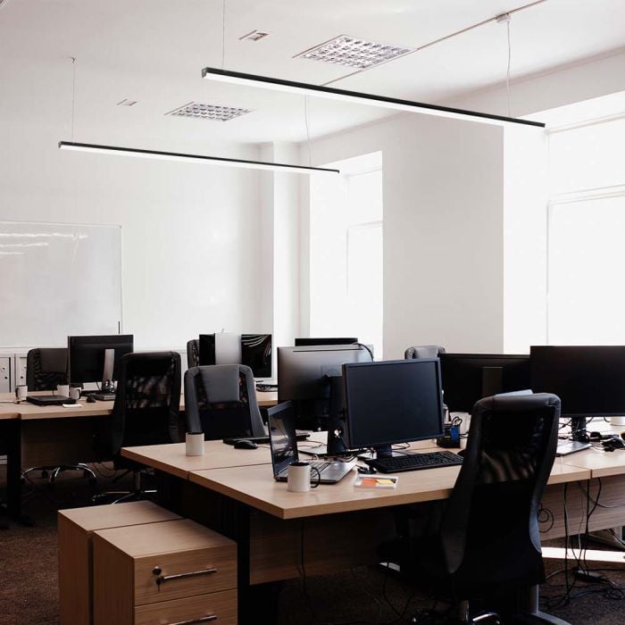 V-TAC LED Luz Lineal de Superficie - IP20 - Negro - 40W - 4300 Lumens - 6500K-extra-1.webp