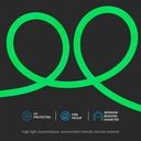 V-TAC Tira de Luz LED - Neon Flex - IP20 - Código de Color: Verde - Precio/1m (Rollo 10m)-extra-6.webp