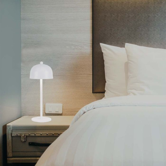 V-TAC Lámpara de Sobremesa Recargable - IP20 - Blanca - 3W - 200 Lumens - 3IN1-extra-2.webp