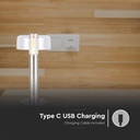 V-TAC Lámpara de Sobremesa Recargable - IP20 - Oro Champagne - 1W - 100 Lumens - 3000K-extra-6.webp