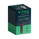 V-TAC Lámpara de Sobremesa Recargable - IP20 - Negra - 3W - 200 Lumens - 3IN1-extra-7.webp