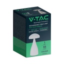 V-TAC Lámpara de Sobremesa Recargable - IP20 - Blanca - 1W - 55 Lumens - 3IN1-extra-7.webp