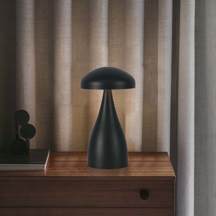 V-TAC Lámpara de Sobremesa Recargable - IP20 - Negra - 1W - 55 Lumens - 3IN1-extra-3.webp