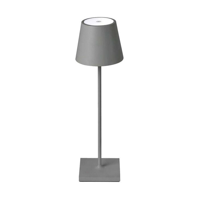 V-TAC Lámpara Recargable de Mesa - Lámparas de Escritorio - IP20 - Gris - 3W - 80 Lumens - 4000K-extra-1.webp
