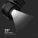 V-TAC LED Foco de carril - IP20 - Negro - 33W - 1800 Lumens - 5000K-extra-5.webp