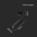 V-TAC LED Slim Foco de carril - Samsung - IP20 - Negro - 7W- 700 Lumens - 5000K-extra-2.webp