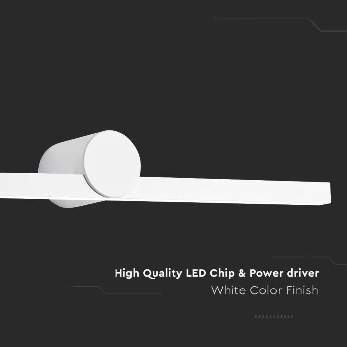 V-TAC LED Luz Espejo Pared - IP65 Impermeable - Blanco - 10W - 1530 Lumens - 3000K-extra-4.webp