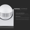 Sensor de movimiento por infrarrojos V-TAC - IP44 - Blanco-extra-6.webp