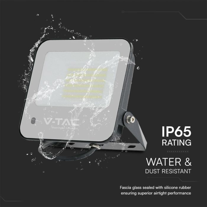 Proyector LED V-TAC - Serie Slimline E - Impermeable IP65 - Cuerpo Negro - 50W- 4000 Lumens - RGB + Blanco-extra-6.webp