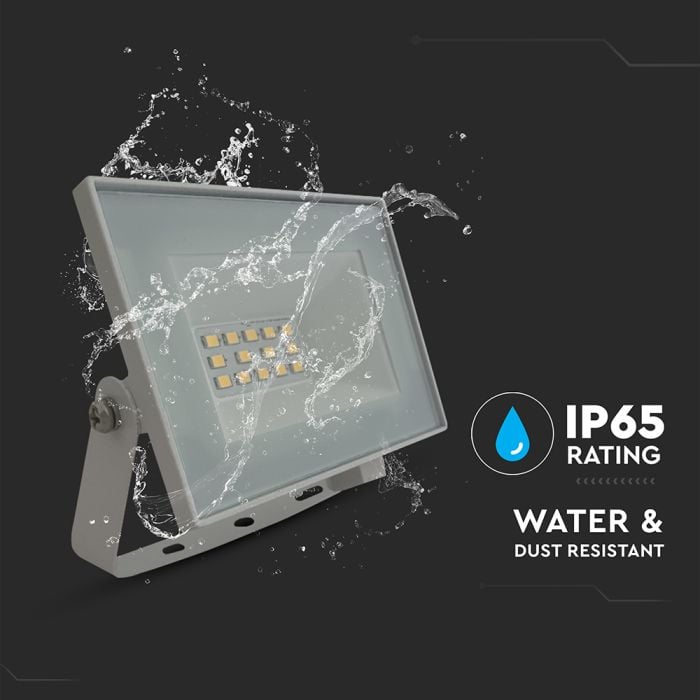 Proyector LED V-TAC - Serie E - IP65 Estanco - Blanco - 10W - 850 Lumens - 4000K-extra-5.webp