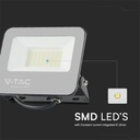 Proyector LED V-TAC - Serie Slimline - 160lm/w - IP65 Estanco - Cuerpo Negro - 30W - 4800 Lumens - 4000K-extra-4.webp