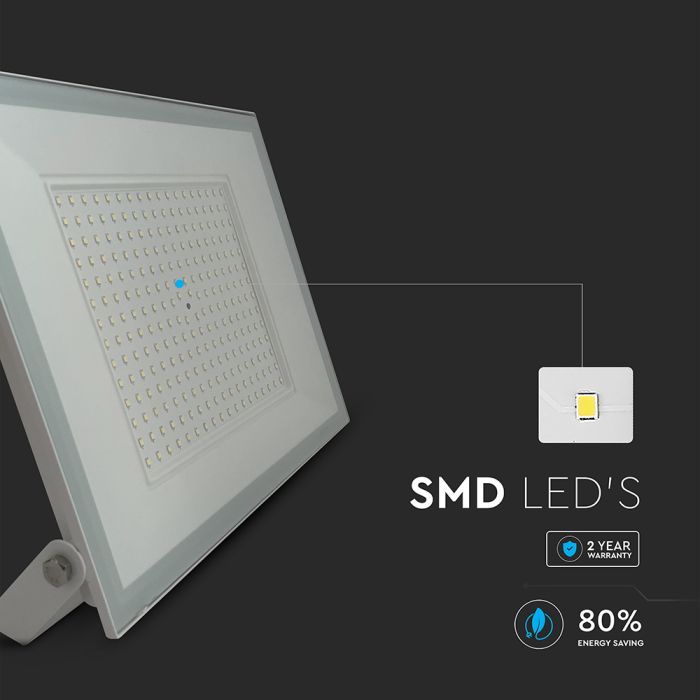 Proyector LED V-TAC - Serie E - Impermeable IP65 - Blanco - 200W - 19200 Lumens - 6500K-extra-4.webp