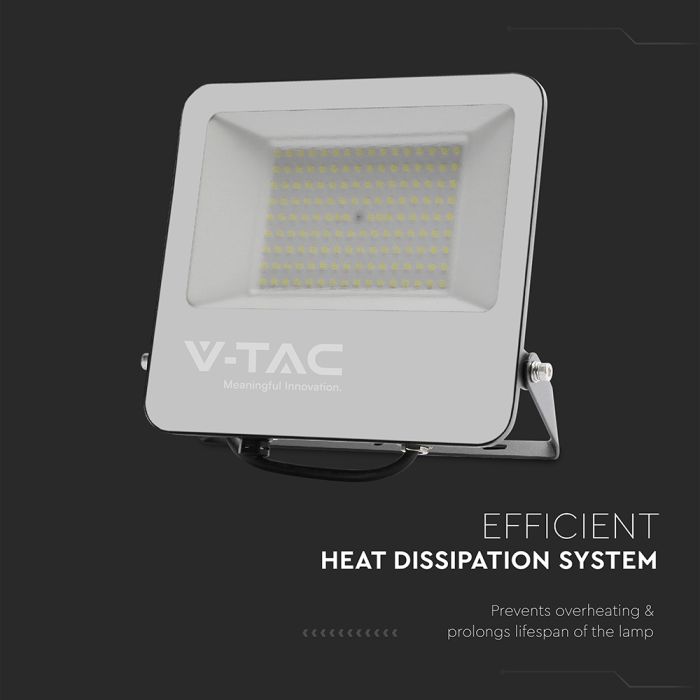 Proyector LED V-TAC - 160lm/w - Impermeable IP65 - Negro - 150W - 24000 Lúmenes - 6500K-extra-5.webp